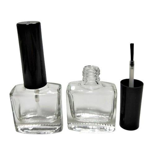 指甲油玻璃瓶, 10ml 扁方形瓶