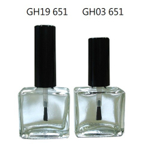 指甲油玻璃瓶, 15ml 扁方瓶