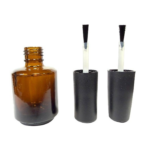 指甲油玻璃瓶 15ml 茶色瓶