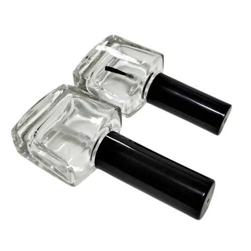 指甲油玻璃瓶, 10ml 扁方形瓶