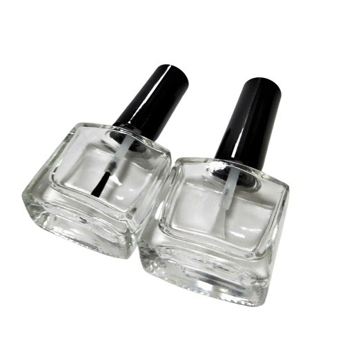 指甲油玻璃瓶, 10ml 扁方形瓶