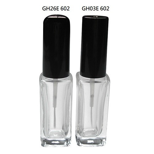 指甲油玻璃瓶 7ml, 10ml 長方形瓶