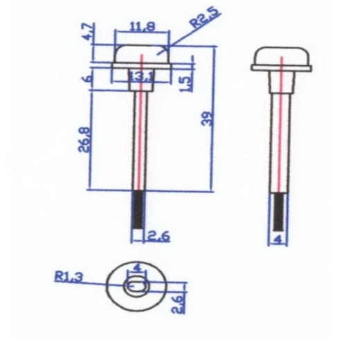 指甲油瓶毛刷 15/415