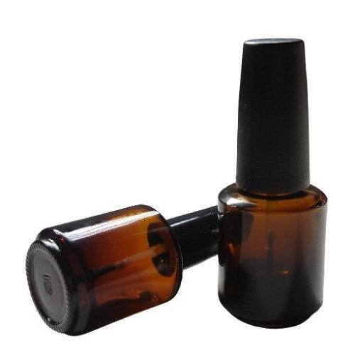 指甲油玻璃瓶 15ml 茶色瓶