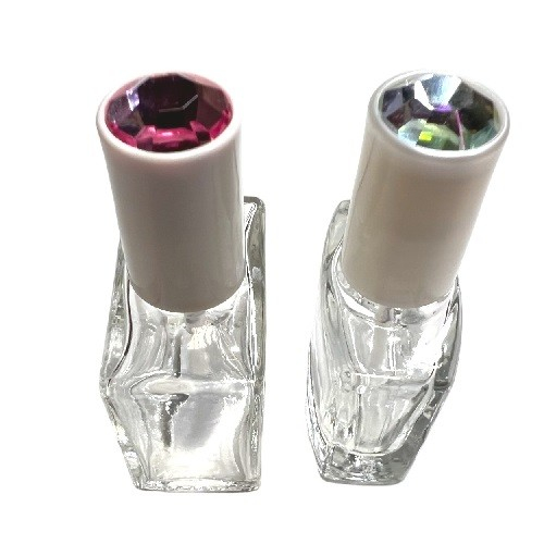 指甲油玻璃瓶 10ml, 15ml 扁方形瓶