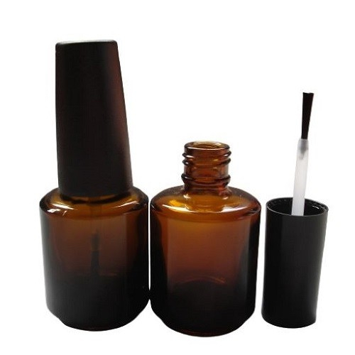 指甲油玻璃瓶 15ml 茶色瓶