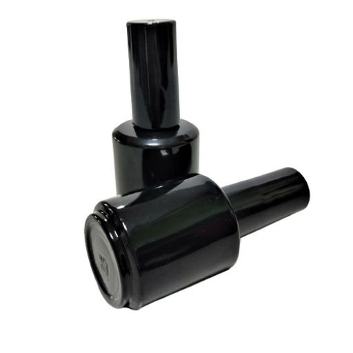 美甲光療指甲油烤漆黑瓶, 15ml玻璃瓶