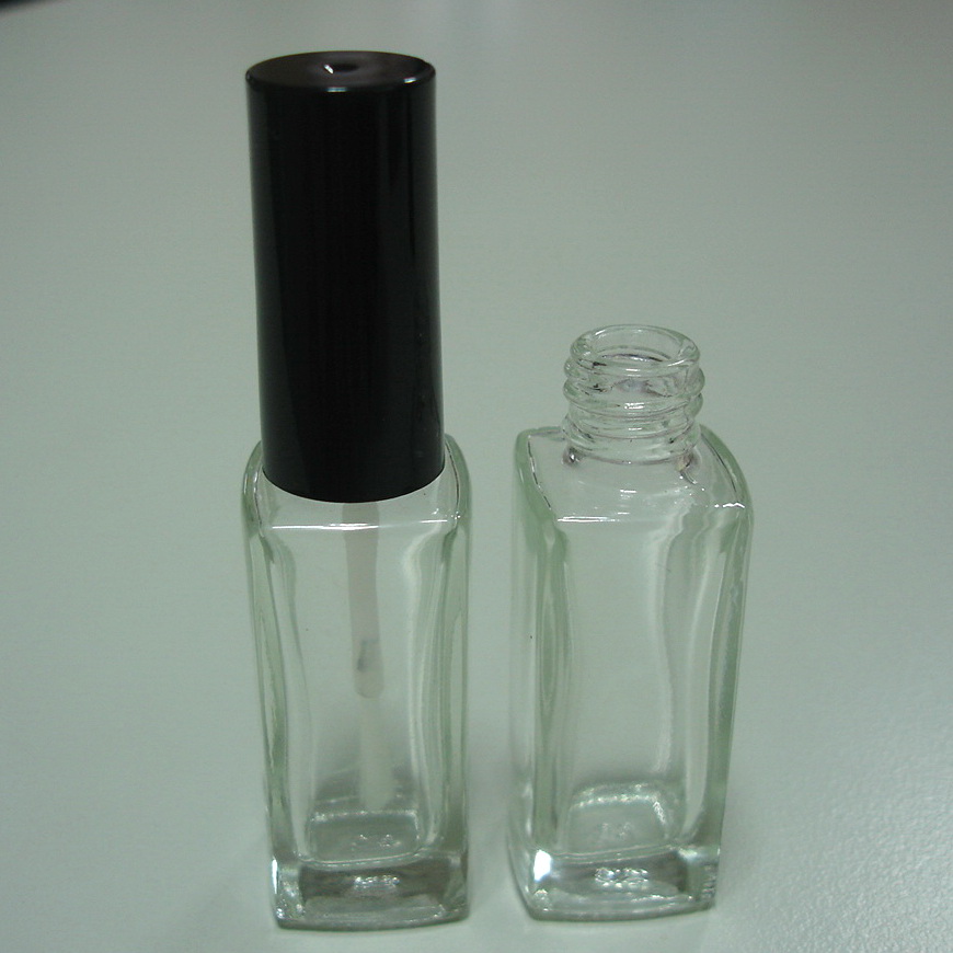 指甲油玻璃瓶, 10ml 方形瓶