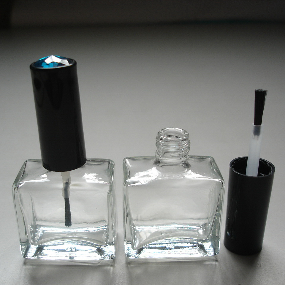 指甲油玻璃瓶, 15ml 方形瓶