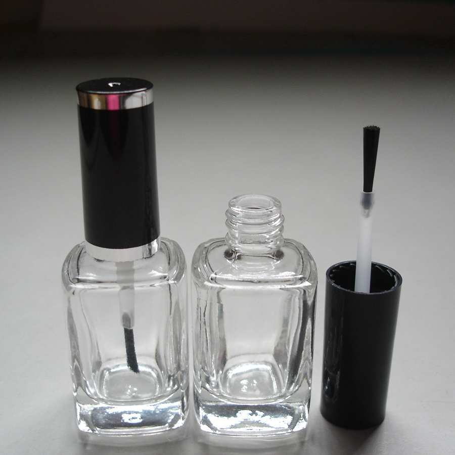 指甲油玻璃瓶,12ml 方形瓶